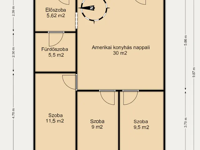 Kiadó lakás Szeged, Rókus 75 nm