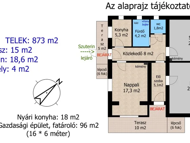 Eladó ház Győrladamér 92 nm