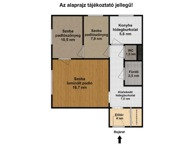 Eladó lakás Szeged, Makkosház 53 nm