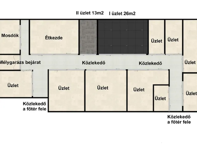Eladó kereskedelmi és ipari ingatlan Budapest II. kerület, Pasarét 26 nm