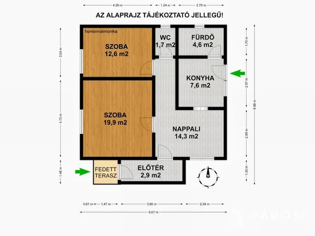 Eladó ház Köröstarcsa 64 nm