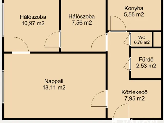 Eladó lakás Szeged, Makkosház 53 nm