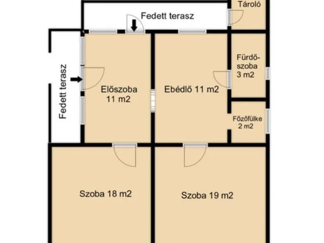 Eladó ház Kondoros 64 nm