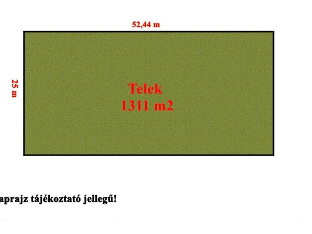 Eladó telek Vésztő 1311 nm