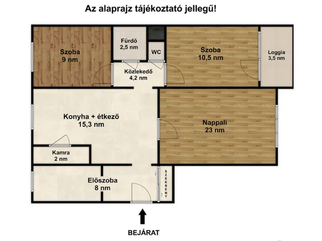 Eladó lakás Szeged, Felsőváros 78 nm