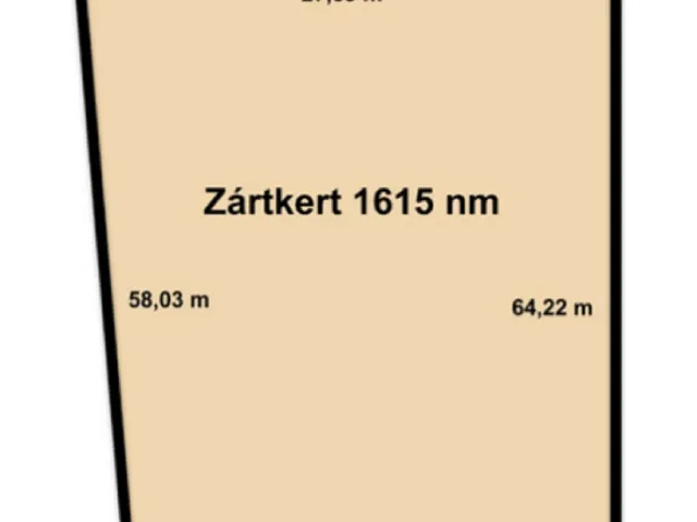 Eladó mezőgazdasági ingatlan Szeged, Újszeged 1615 nm