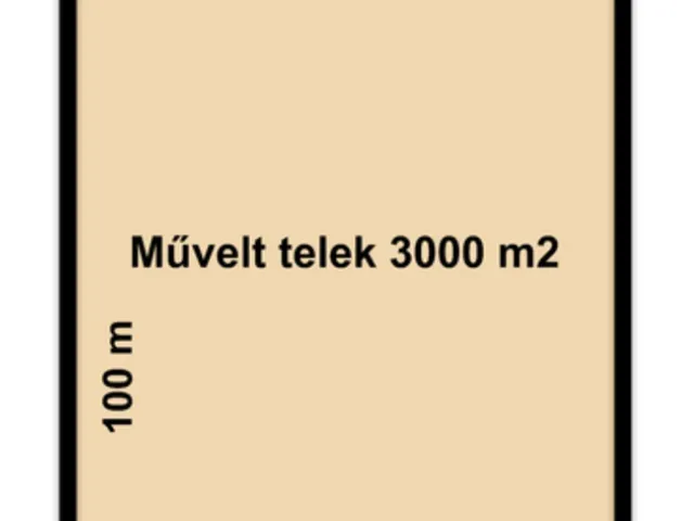 Eladó telek Kőröshegy 3000 nm