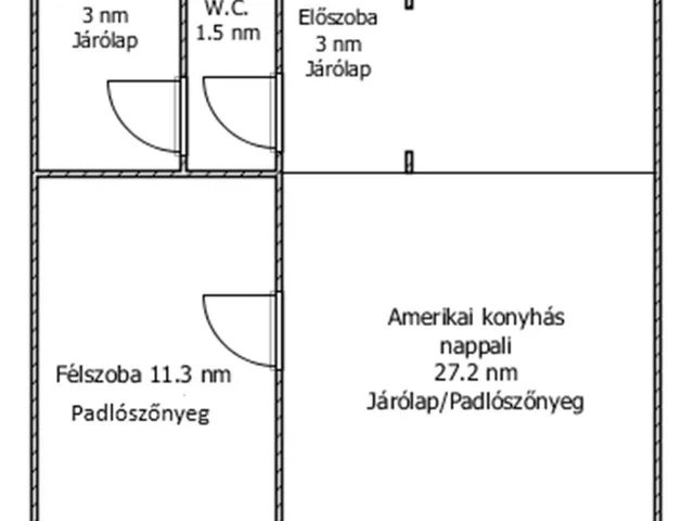 Eladó lakás Salgótarján 46 nm