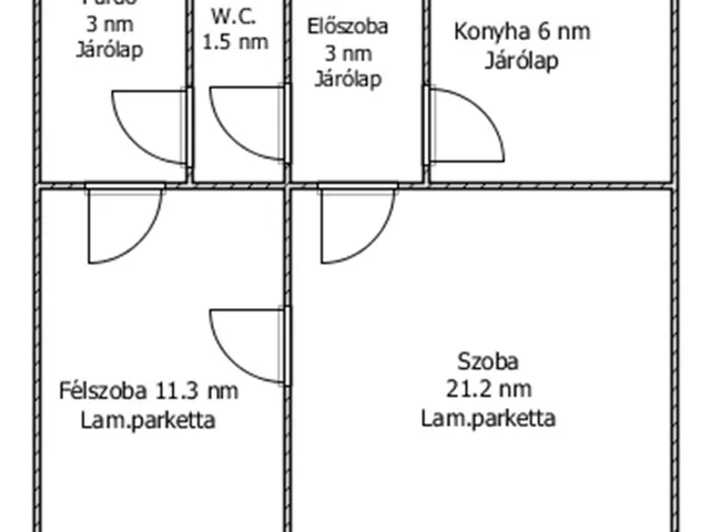 Eladó lakás Salgótarján 46 nm