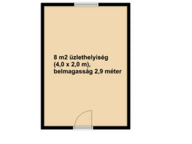 Kiadó kereskedelmi és ipari ingatlan Budapest III. kerület 8 nm