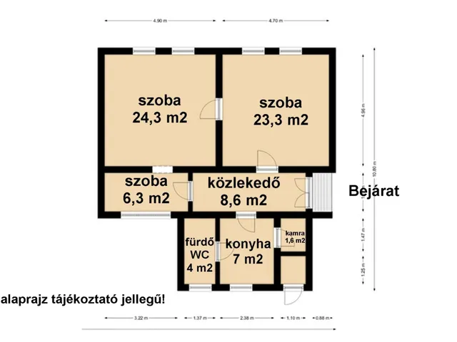 Eladó ház Gyula, Németváros 77 nm