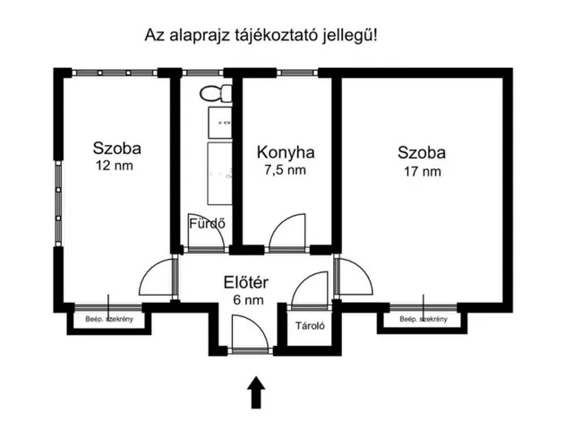 Kiadó lakás Békéscsaba, Kazinczy-lakótelep 50 nm