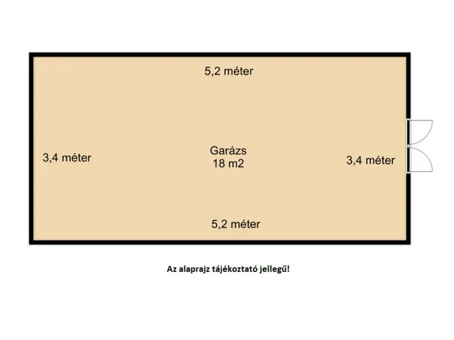 Eladó garázs Gyula, Magyarváros 17 nm