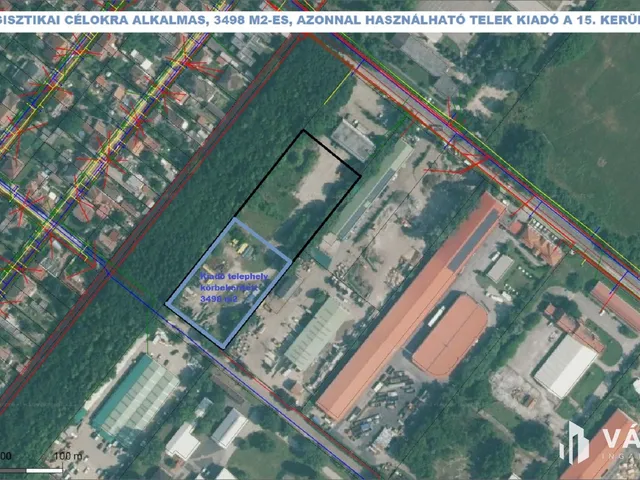 Kiadó kereskedelmi és ipari ingatlan Budapest XV. kerület, Rákospalota 3498 nm