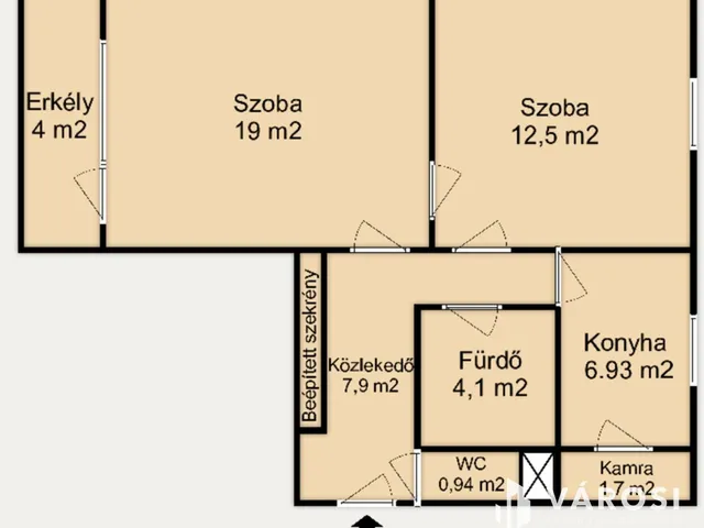 Eladó lakás Hódmezővásárhely 56 nm