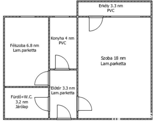 Eladó lakás Salgótarján 37 nm