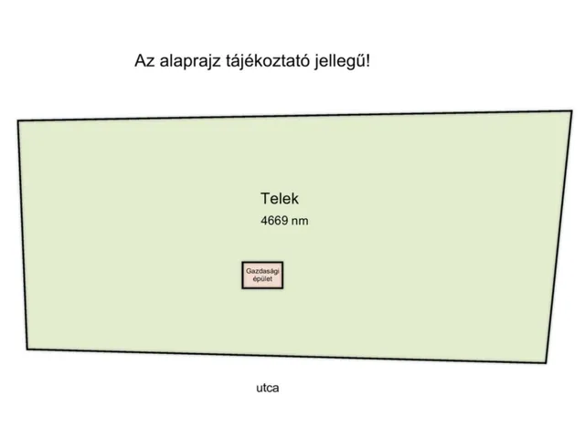 Eladó telek Gyula 4669 nm