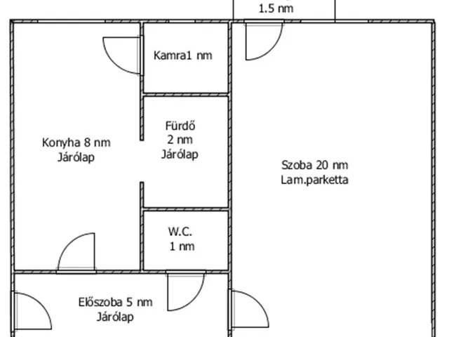 Eladó lakás Salgótarján 37 nm
