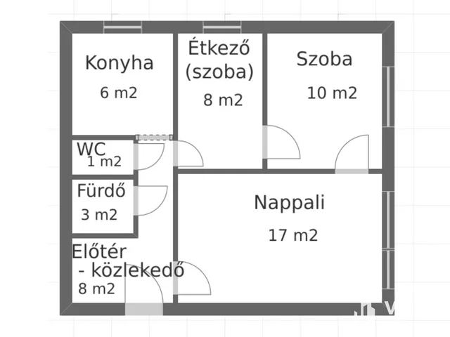 Eladó lakás Hódmezővásárhely 53 nm