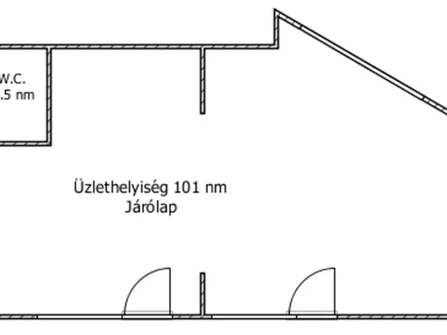 Kiadó kereskedelmi és ipari ingatlan Salgótarján 105 nm