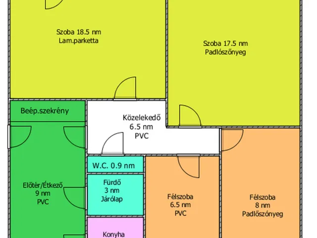 Eladó lakás Salgótarján 76 nm