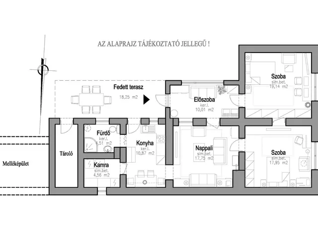 Eladó ház Fábiánsebestyén 85 nm