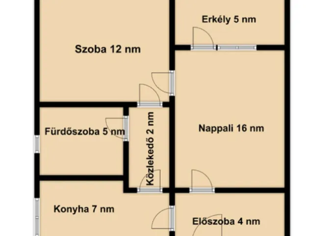 Kiadó lakás Szeged, Felsőváros 51 nm