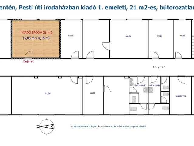 Kiadó kereskedelmi és ipari ingatlan Budapest XVII. kerület, Rákoscsaba 21 nm