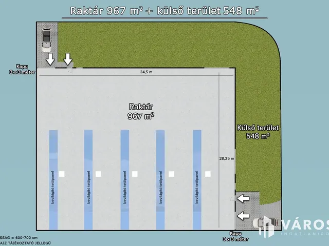 Eladó kereskedelmi és ipari ingatlan Alsónémedi 967 nm