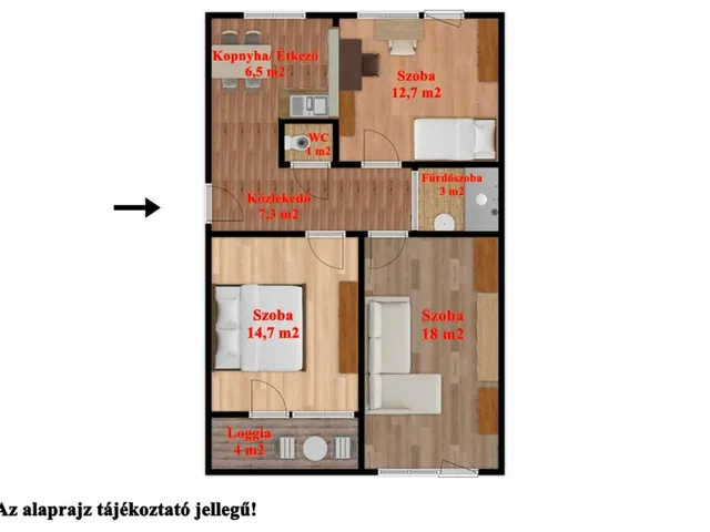 Eladó lakás Békéscsaba, Belváros 65 nm