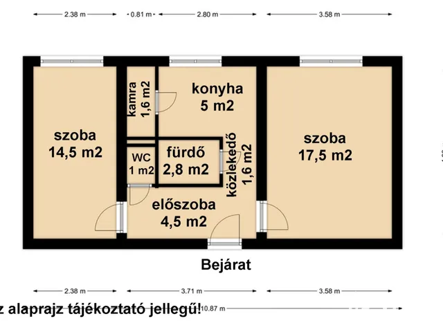 Eladó lakás Békéscsaba 48 nm