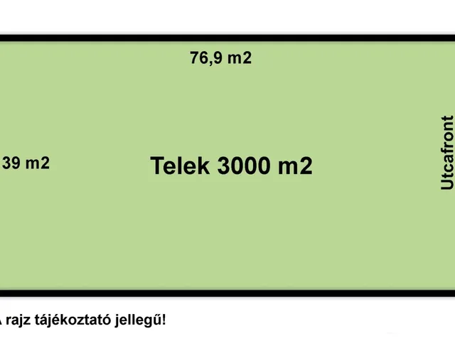 Eladó telek Békéscsaba 3000 nm