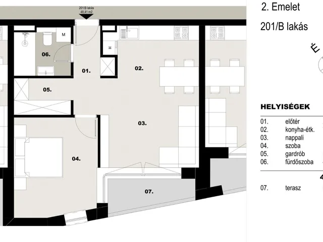 Eladó lakás Debrecen, Postakert 48 nm