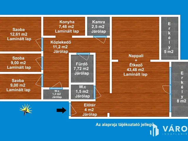 Kiadó lakás Szeged 110 nm