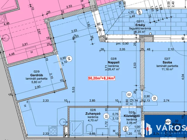 Eladó lakás Szeged, Felsőváros 50 nm