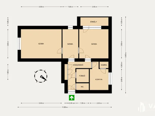 Kiadó lakás Szeged, Tarján 60 nm