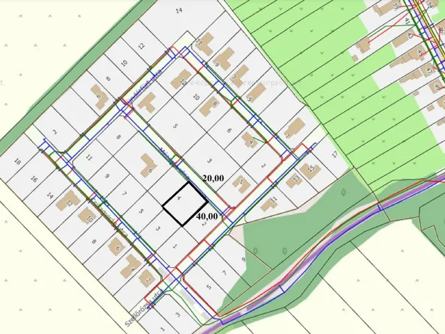 Eladó telek Kajászó 800 nm