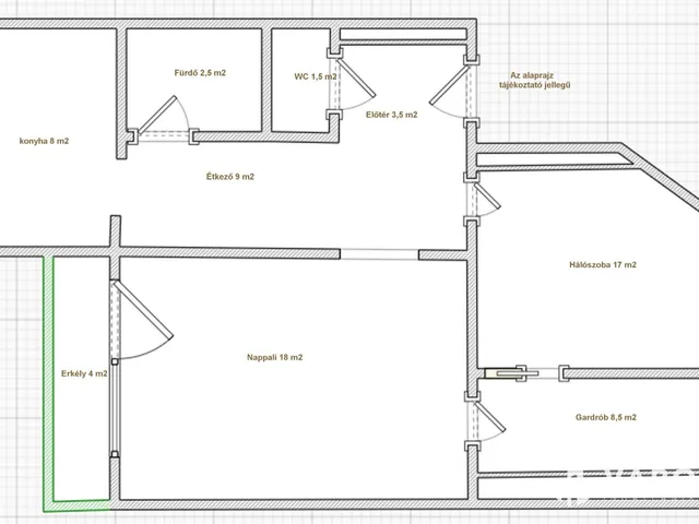 Eladó lakás Debrecen, Tócóvölgy 71 nm