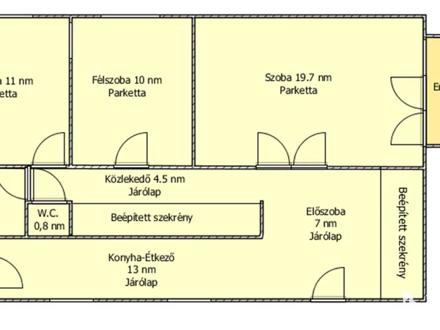 Eladó lakás Budapest XV. kerület 72 nm