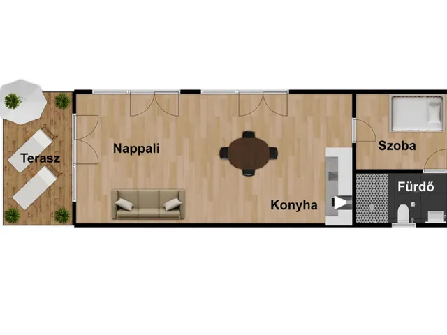 Eladó üdülő és hétvégi ház Verőce 60 nm