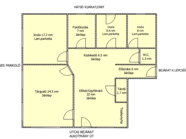Kiadó kereskedelmi és ipari ingatlan Salgótarján 105 nm