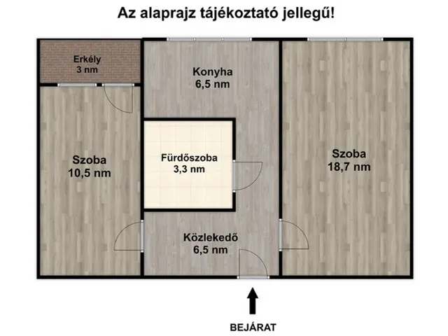 Eladó lakás Szeged, Felsőváros 47 nm