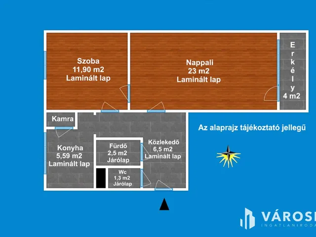 Eladó lakás Szeged, Tarján 55 nm