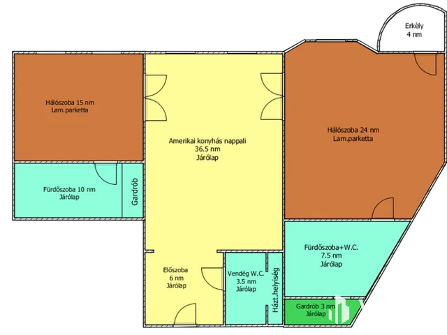 Eladó lakás Budapest VII. kerület, Belső-Erzsébetváros 105 nm