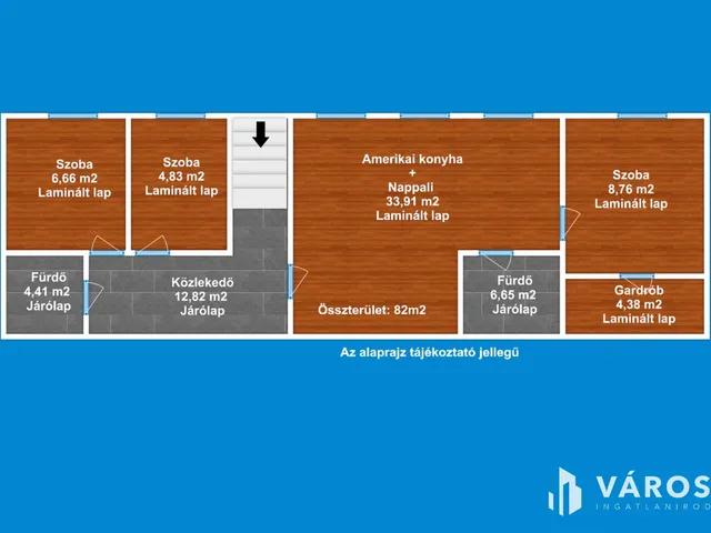 Eladó lakás Hódmezővásárhely 82 nm