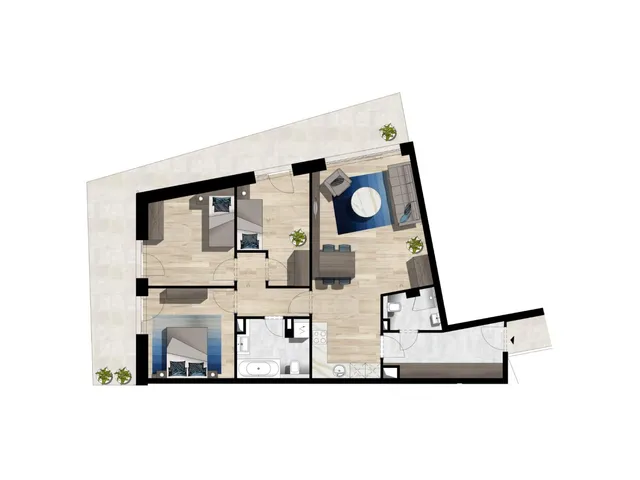 Eladó lakás Balatonföldvár 87 nm