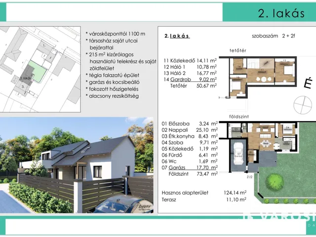 Eladó ház Békéscsaba, Belváros 124 nm