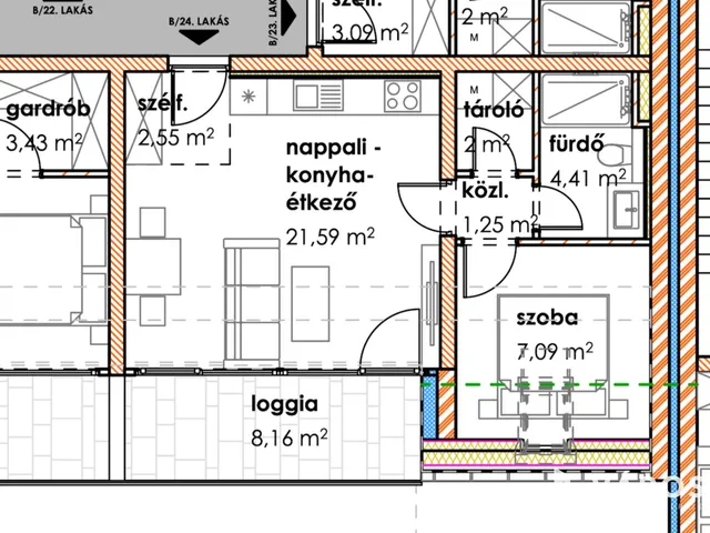 Eladó lakás Makó 47 nm