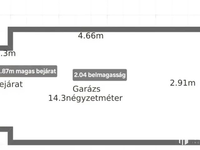 Eladó garázs Debrecen, Nagyerdő 15 nm