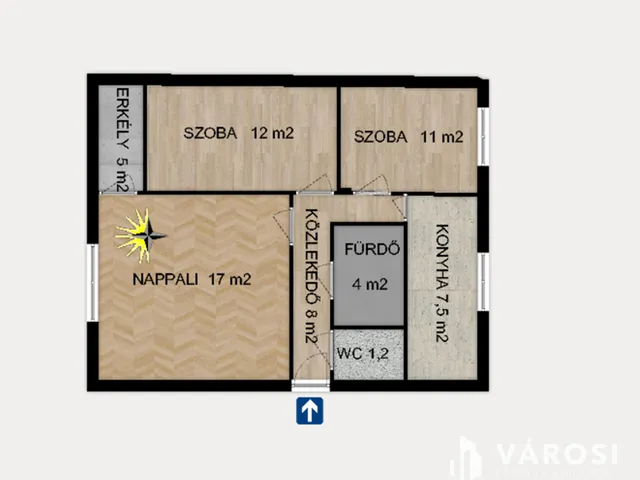 Eladó lakás Hódmezővásárhely 63 nm